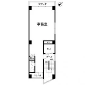 佐々木ビルの基準階図面