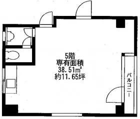 第3ミネギシビルの基準階図面
