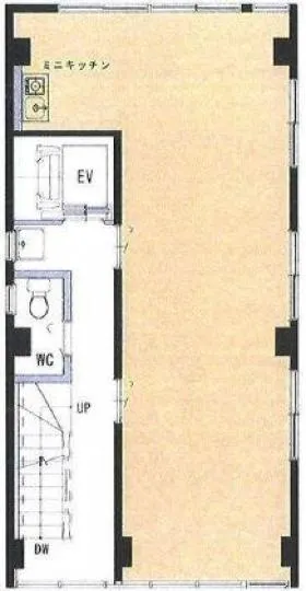 住報渋谷ビルの基準階図面