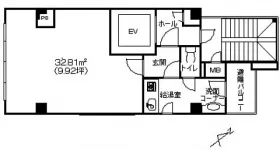Andoビルの基準階図面