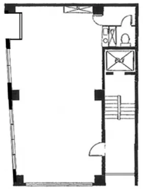 ダイアビルの基準階図面