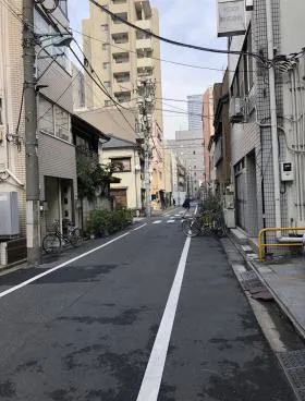 新装大橋(旧ビューネ蛎殻町)ビルの外観