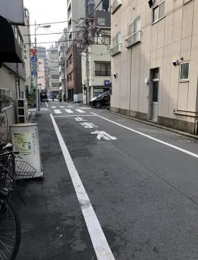 新装大橋(旧ビューネ蛎殻町)ビルの外観
