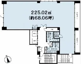 大基ビルの基準階図面