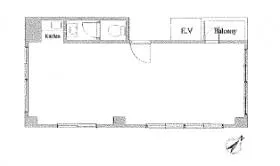 須藤ビルの基準階図面