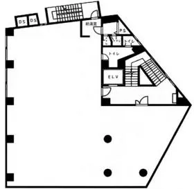 TOC第1ビルの基準階図面