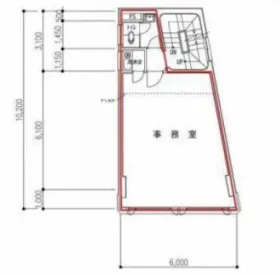 江崎ビルの基準階図面