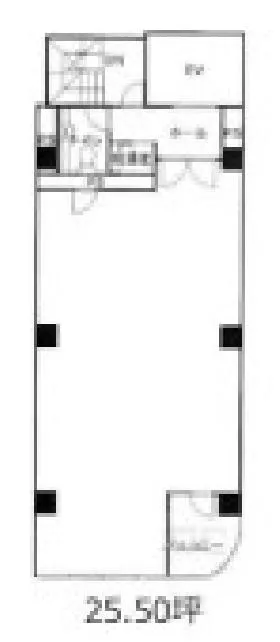 FPG links 渋谷(旧:FPG渋谷宮益坂ビルの基準階図面