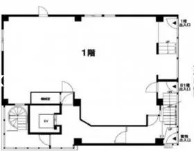 青山Oビルの基準階図面