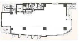 TOMOEビルの基準階図面