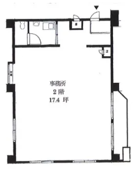 金王アジアマンションの基準階図面