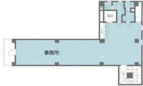 青山シティビルの基準階図面