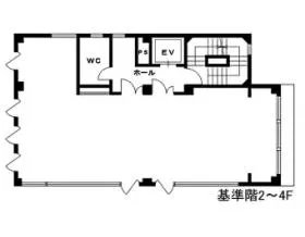 アートビルの基準階図面