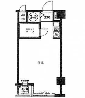 道玄坂プラザ仁科屋ビルの基準階図面