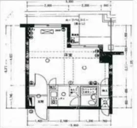 ロイヤルパレス原宿の基準階図面