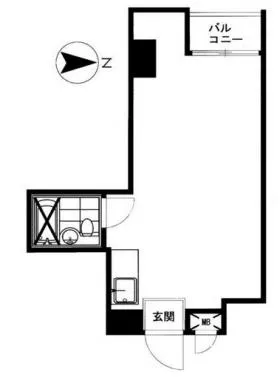 桜丘ビリジアンビルの基準階図面