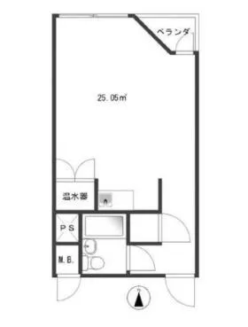 桜丘アーバンライフビルの基準階図面