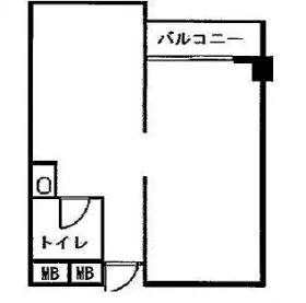 シャトーポレール渋谷ビルの基準階図面