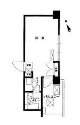 シティコート桜ヶ丘ビルの基準階図面