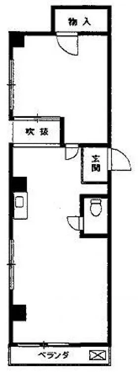 星ビルの基準階図面