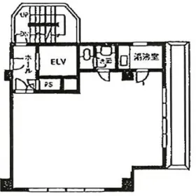 芝田ビルの基準階図面