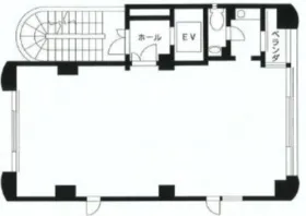 BRICKSビルの基準階図面