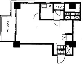ライオンズマンション南平台の基準階図面