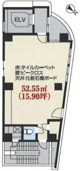ANNEX渋谷三善第3ビルの基準階図面
