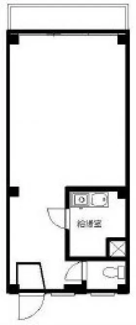 ニューシブヤマンションビルの基準階図面