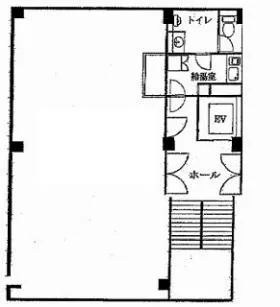 大場A館の基準階図面