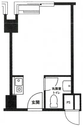 サンモール道玄坂の基準階図面