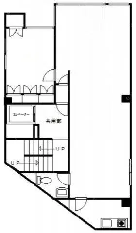 明治屋ビルの基準階図面