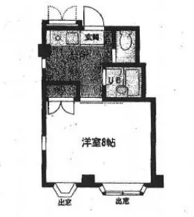 フォレストビルの基準階図面