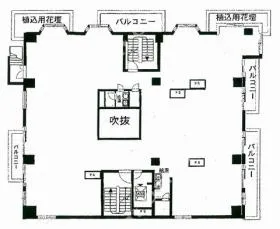 グリーンハイツ千駄ケ谷ビルの基準階図面