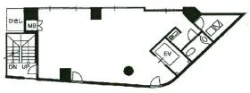 FPG links 新宿テラス(旧:森本ビルの基準階図面