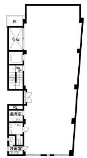 MINES西参道(旧:ミネビル)の基準階図面