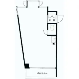 175番館別館ビルの基準階図面