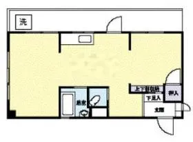 原宿第3コーポの基準階図面