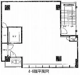 HBC GINZAビルの基準階図面