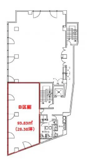 メタリオンOSビルの基準階図面