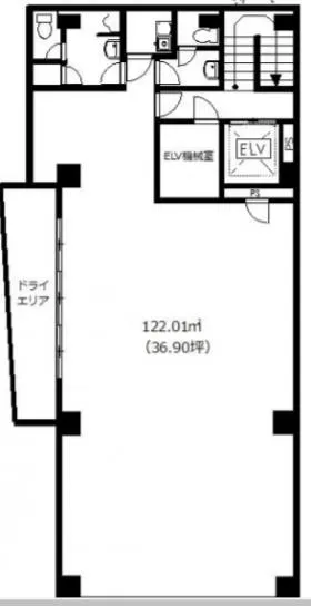 ヴィラパルテノンアネックスビルの基準階図面