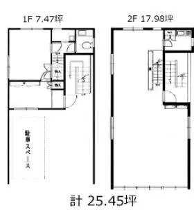 Q-1ビルの基準階図面