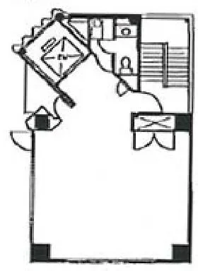 チャンピオンタワーの基準階図面