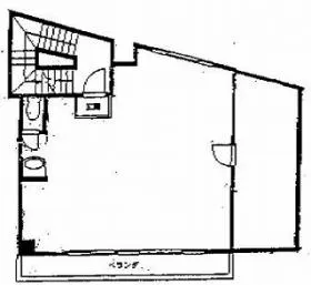 第2夢工房ビルの基準階図面