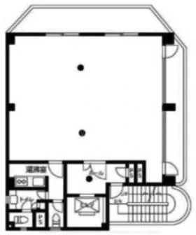 代々木P1ビルの基準階図面