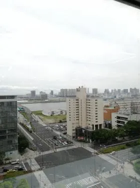 晴海アイランドトリトンスクエアオフィスタワーY棟の外観
