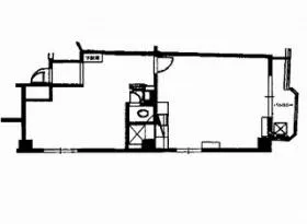 羽田ビルの基準階図面