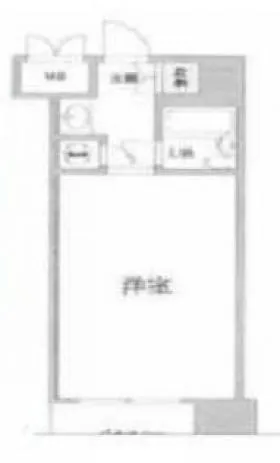 カテリーナ代々木ビルの基準階図面