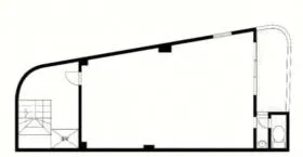 フォーレスト代々木A館ビルの基準階図面