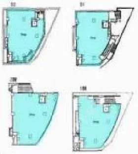 神宮前115(旧:ニコニコ本社)ビルの基準階図面